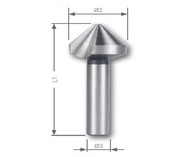  10,4 MM HAVŞA FREZE 90° C TİPİ DIN 335 HHS MADE IN GERMANY-ROTHENBERGER By RUKO - 1