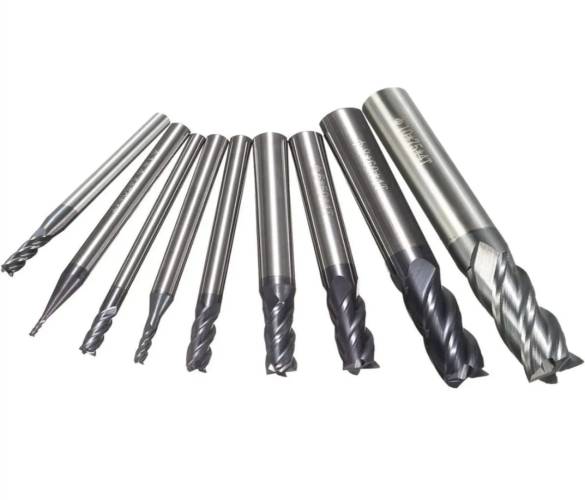 10x21 MM Z4 KAPLAMALI DÜZ UÇLU KARBÜR FREZE HRC 48 - 3