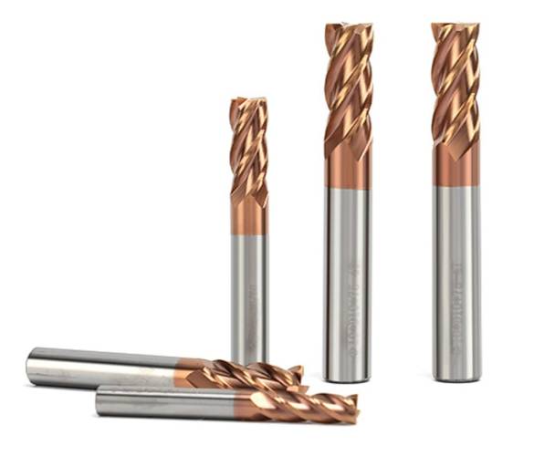 10x21 MM Z4 KAPLAMALI DÜZ UÇLU VH KARBÜR FREZE HRC 58 - 0