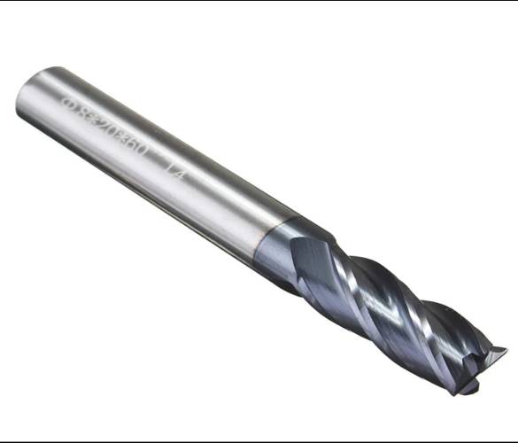 4x14 MM Z4 KAPLAMALI DÜZ UÇLU KARBÜR FREZE HRC 48 - 4