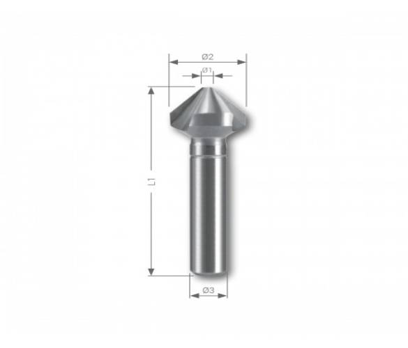  8,3 MM HAVŞA FREZE 90° C TİPİ DIN 335 HHS MADE IN GERMANY-ROTHENBERGER By RUKO - 2