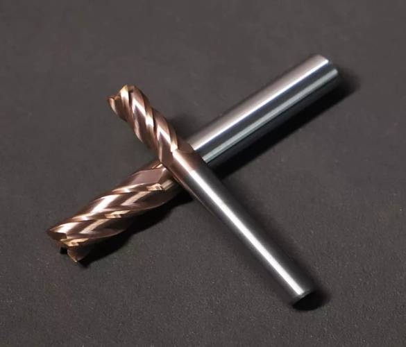 8x20 MM Z4 KAPLAMALI DÜZ UÇLU VH KARBÜR FREZE HRC 58 - 4