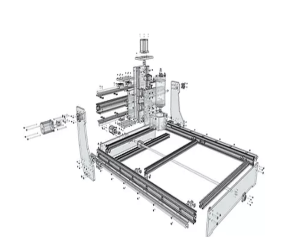 CNC ROUTER 160x320 PLASTİK-ALU-AHŞAP - 1