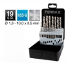 RUKO Terrax MATKAP UCU SETİ 19 PARÇA 1 mm-10 mm ARASI 0.5 MM ARALIKLI - Thumbnail (1)